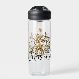 Mikitiez klassicwhitechristmas leichte jollyhola trinkflasche