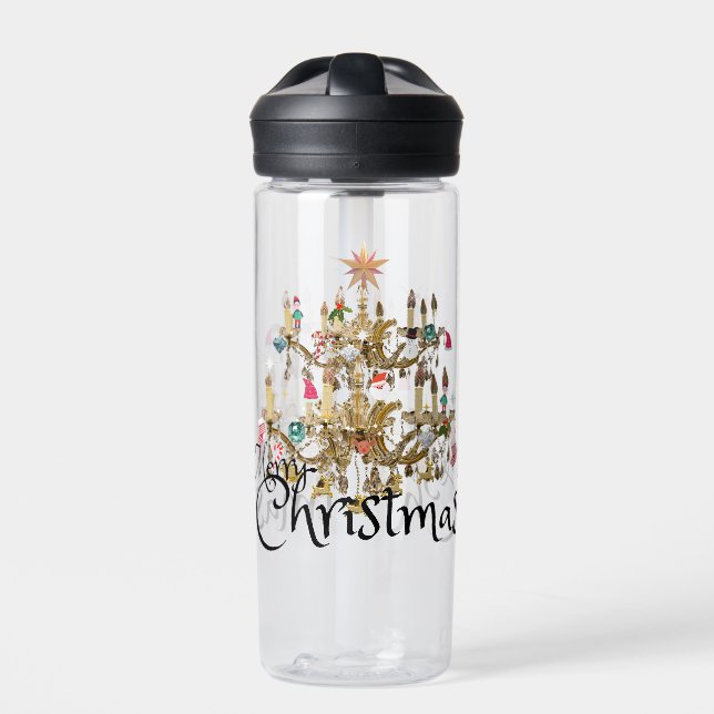 Mikitiez klassicwhitechristmas leichte jollyhola trinkflasche (Vorderseite)