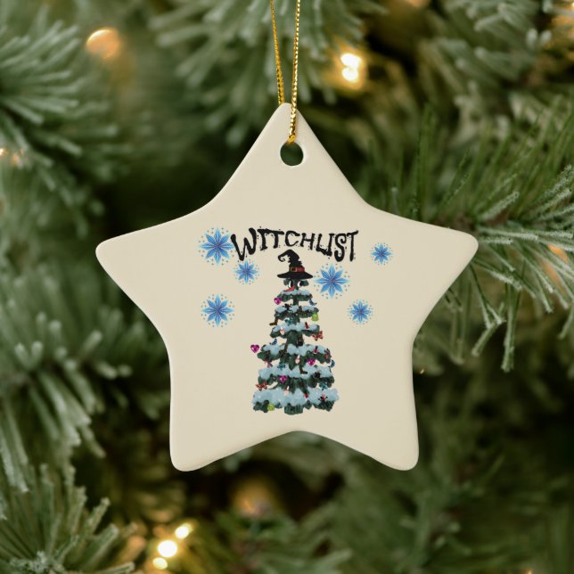 Mikitiez magic moodyholiday gothmas witch keramik ornament (Baum)