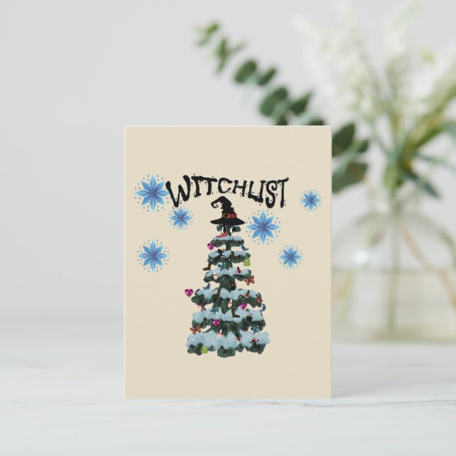 Mikitiez magic moodyholiday gothmas witch postkarte (Stehend Vorderseite)