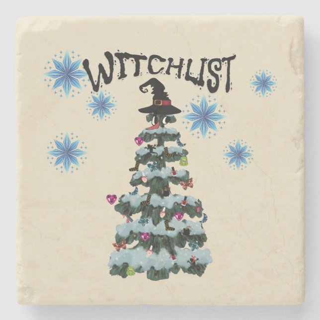 Mikitiez magic moodyholiday gothmas witch steinuntersetzer (Vorderseite)