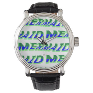 Mikitiez Meerjungfrauen Armbanduhr
