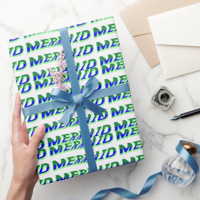Mikitiez Meerjungfrauen Geschenkpapier (Schenken)