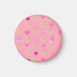 Mikitiez niedliches Brezel Brot gemütliche Valenti Magnet