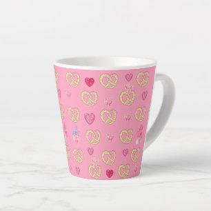 Mikitiez niedliches Brezel Brot gemütliche Valenti Milchtasse