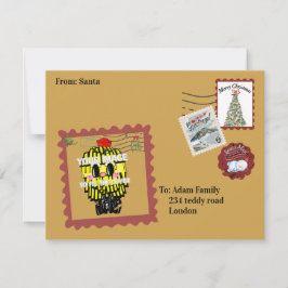 Mikitiez northpole expressmail stamp collection einladung