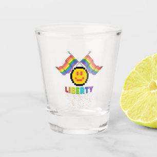 Mikitiez PE Olympia Donau Regenbogensport lgbtqia+ Schnapsglas