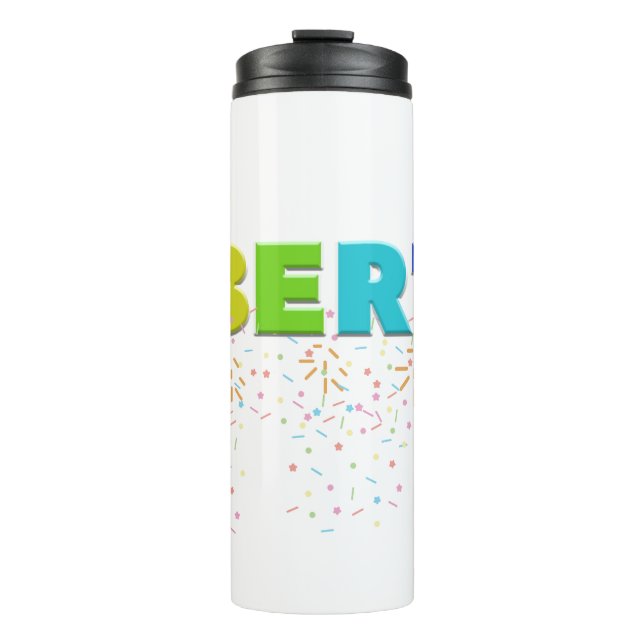 Mikitiez PE Olympia Donau Regenbogensport lgbtqia+ Thermosbecher (Vorderseite)