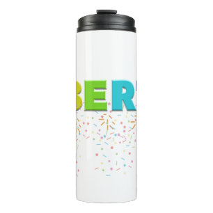Mikitiez PE Olympia Donut Regenbogen Sport lgbtqia Thermosbecher