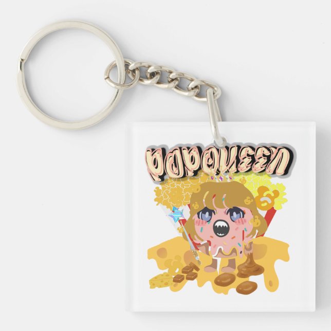 Mikitiez Popqueen Popcorn Moivenight Kino Schlüsselanhänger (Vorderseite)