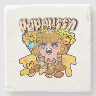 Mikitiez Popqueen Popcorn Moivenight Kino Steinuntersetzer