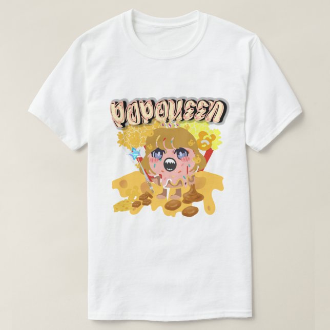 Mikitiez Popqueen Popcorn Moivenight Kino T-Shirt (Design vorne)
