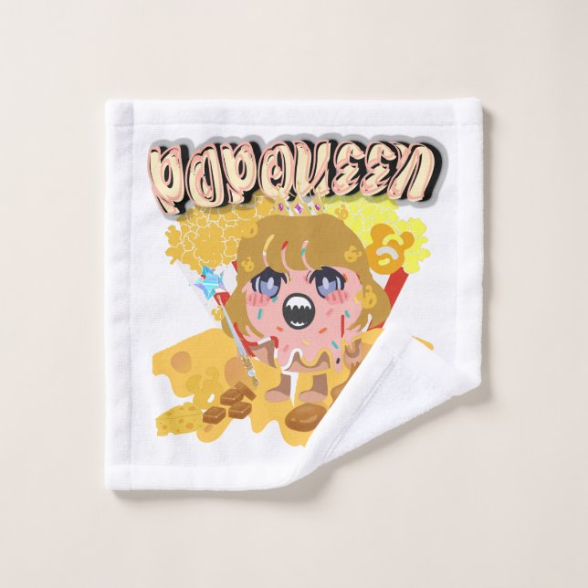 Mikitiez Popqueen Popcorn Moivenight Kino Waschlappen (Waschlappen)