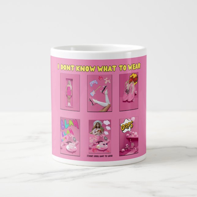 Mikitiez Premiere Film-Nacht Prinzessin-Puppe Jumbo-Tasse (Vorderseite)