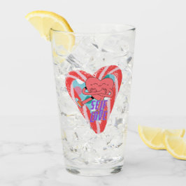 Mikitiez rosa Herz selflove june gemini Glas