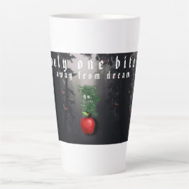 Mikitiez roter Schädel giftiger Apfel veganer Somm Milchtasse