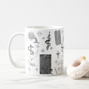 Mikitiez Schlange Snaker Zauberer Hexenmagie Kaffeetasse