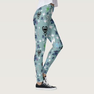 Mikitiez Schlange Snaker Zauberer Hexenmagie Leggings