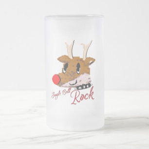 Mikitiez Schneemann Winterwunderland Pixleart Mattglas Bierglas