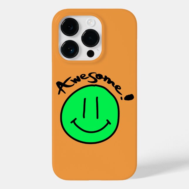 Mikitiez Smiley School Sommerfrühlinggrün Case-Mate iPhone 14 Pro Hülle (Rückseite)