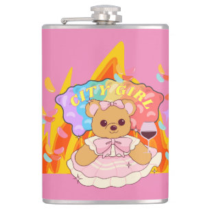 Mikitiez Sommerteddy Bären Gelee Rotwein Feuer Flachmann