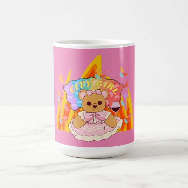 Mikitiez Sommerteddy Bären Gelee Rotwein Feuer Kaffeetasse (Mittel)