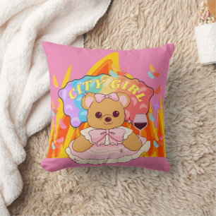 Mikitiez Sommerteddy Bären Gelee Rotwein Feuer Kissen