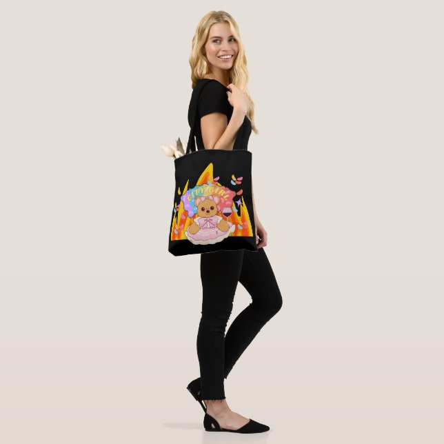 Mikitiez Sommerteddy Bären Gelee Rotwein Feuer Tasche (Am Model)