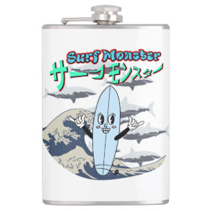 Mikitiez surft Windsurf-Monster-Minzweipe japanese Flachmann