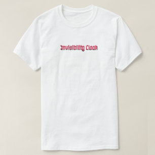Mikitiez Unsichtbarkeit Umhang unscharfe Magie Rau T-Shirt