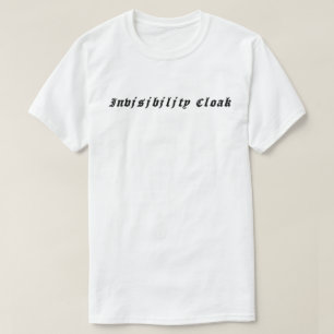 Mikitiez Unsichtbarkeit Umhang unscharfe Magie Rau T-Shirt