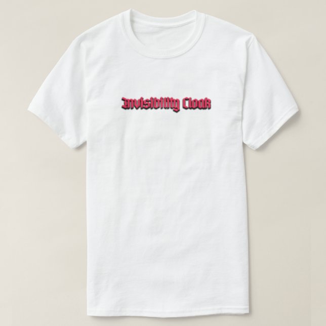 Mikitiez Unsichtbarkeit Umhang unscharfe Magie Rau T-Shirt (Design vorne)