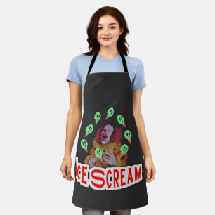 Mikitiez Vintag schreien Clownicecream scaryfilm Schürze
