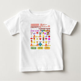Mikitiez Weihnachten Videospiel cutepenguin Baby T-shirt