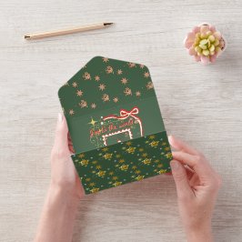 Mikitiez Weihnachtsengel Geschenk Stern All-in-One-Einladung
