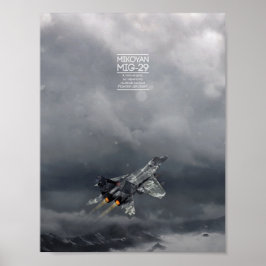 Mikoyan MiG-29-Poster Poster