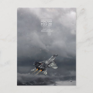 Mikoyan MiG-29 Postkarte