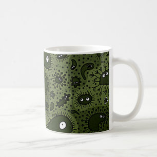 Mikroben Kaffeetasse