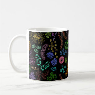 Mikroben Kaffeetasse