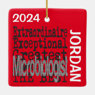 Mikrobiologe Extraordinaire CUSTOM Keramikornament