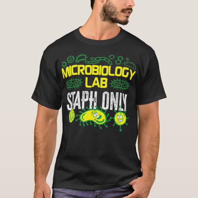 Mikrobiologe Microbiology Labrador Staph Labrador  T-Shirt (Vorderseite)