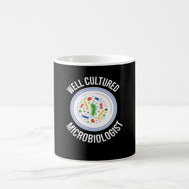 Mikrobiologe Mikrobiologie Chemie Kaffeetasse (Mittel)