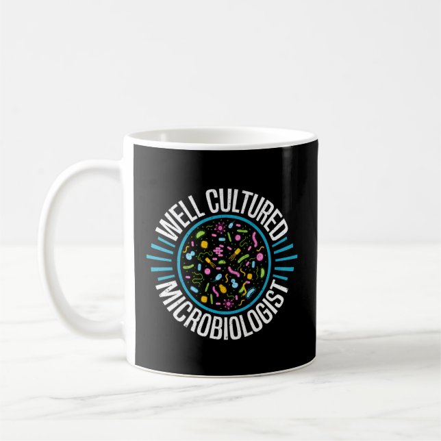 Mikrobiologe Mikrobiologie Kaffeetasse (Links)