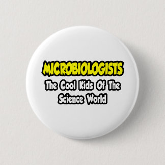 Mikrobiologen.. Coole Kinder der Welt der Wissensc Button