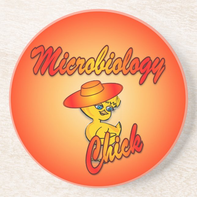 Mikrobiologie-Chick #5 Untersetzer (Vorne)