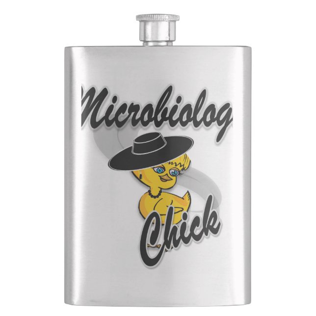 Mikrobiologie-Kick #4 Flachmann (Vorderseite)