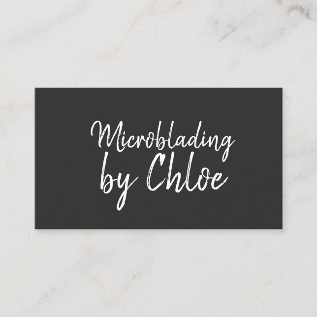 Mikroblading, Augenbrauen, Tattoo, Permanentes Mak Visitenkarte (Vorderseite)