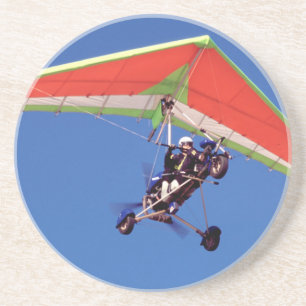 Mikroflug im Himmel, Western Cape Sandstein Untersetzer