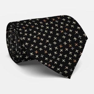 Mikroflugzeuge Pilot Designer Stil Krawatte