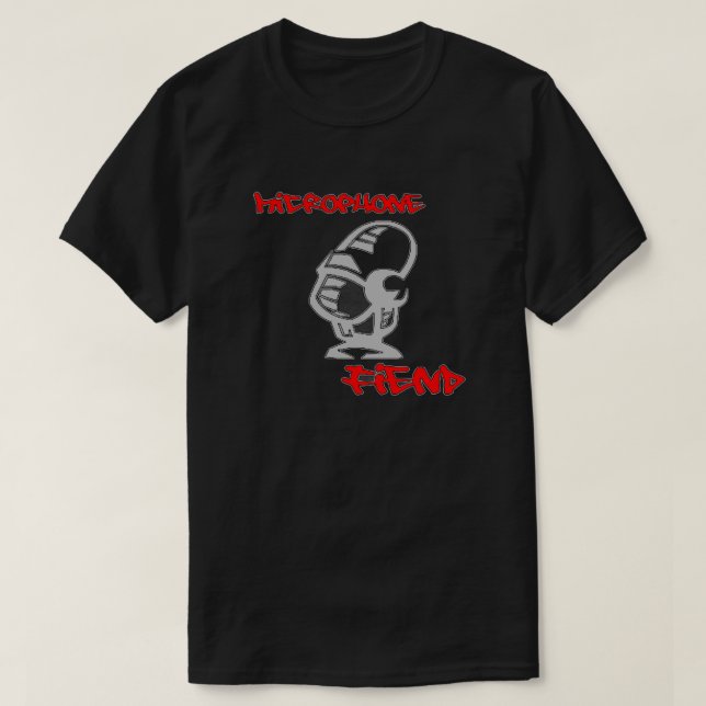Mikrofon-Fiend-T - Shirt (Design vorne)